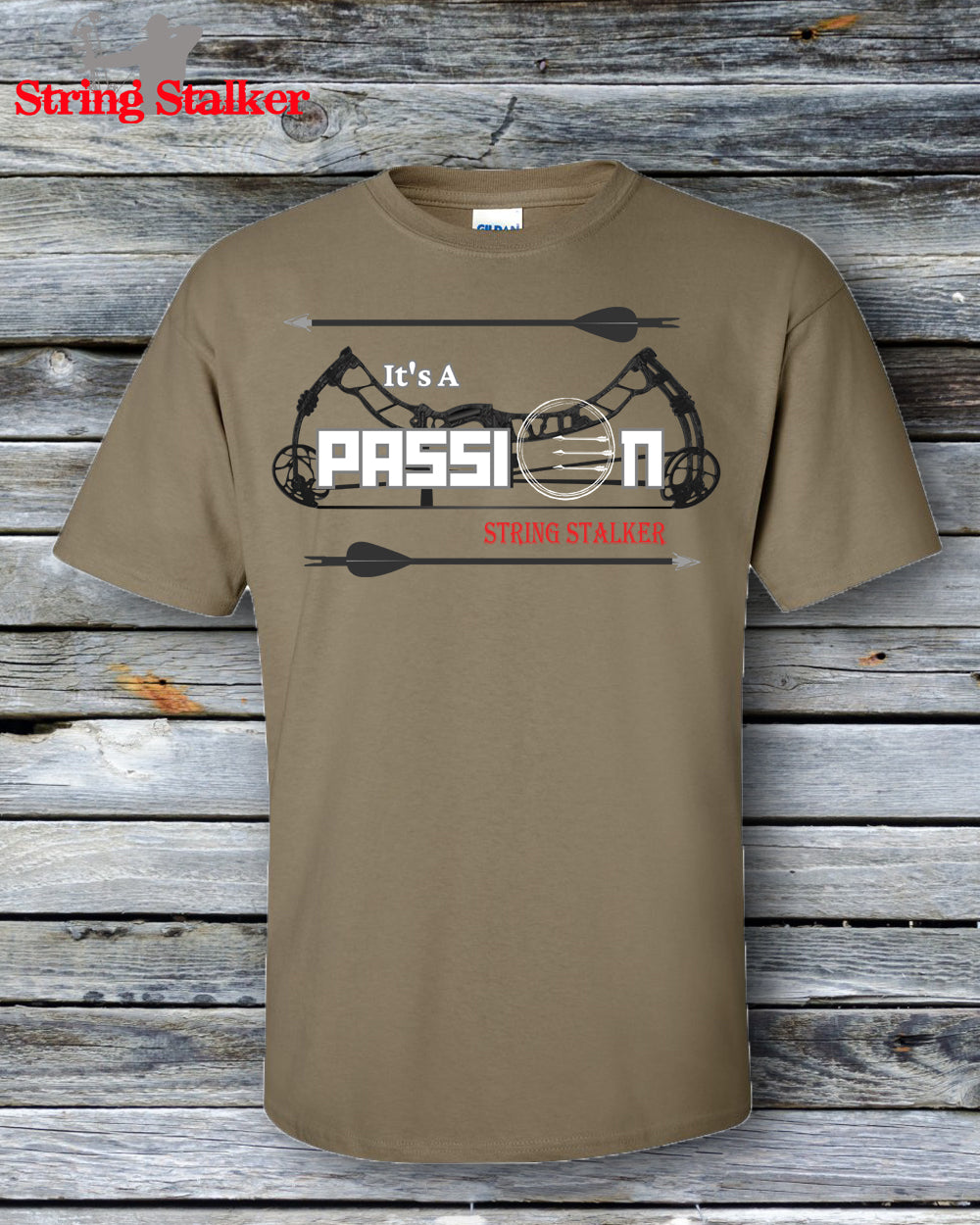 String Stalker Bow Hunter Passion Tee  -  Prarie Dust