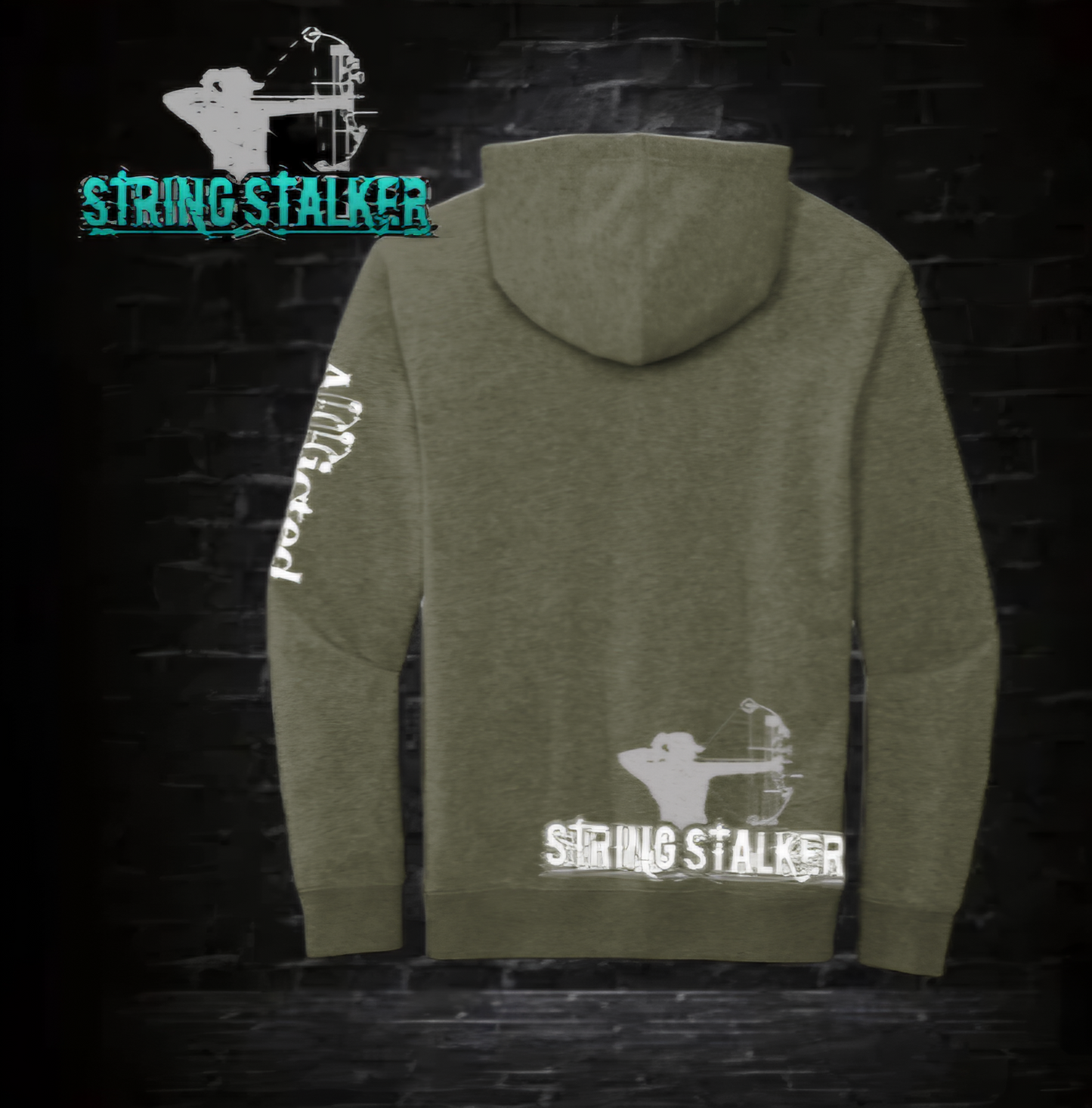 String Stalker Huntress Hoodie - Olive