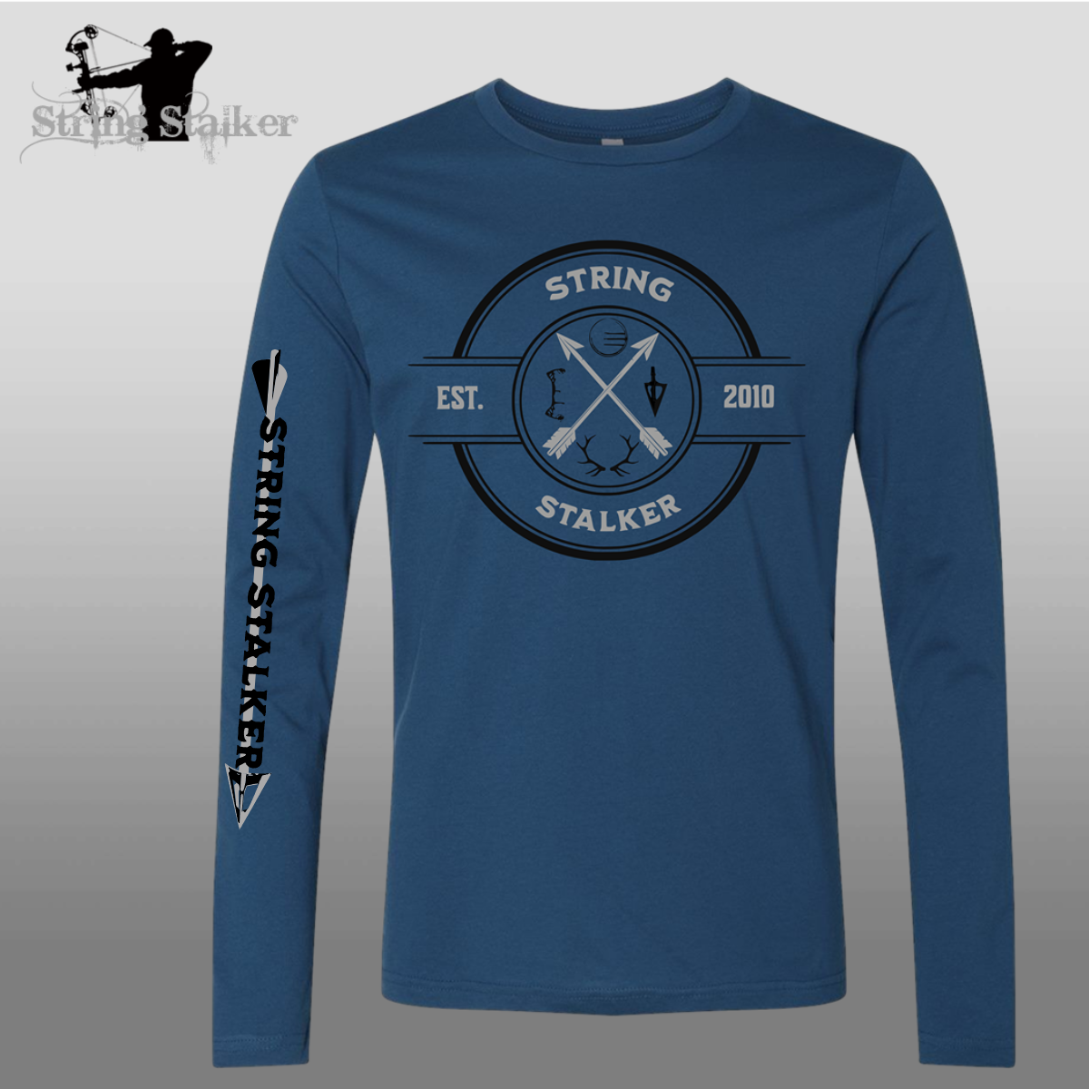Crest 2.0 Long Sleeve T-Shirt - Cool Blue