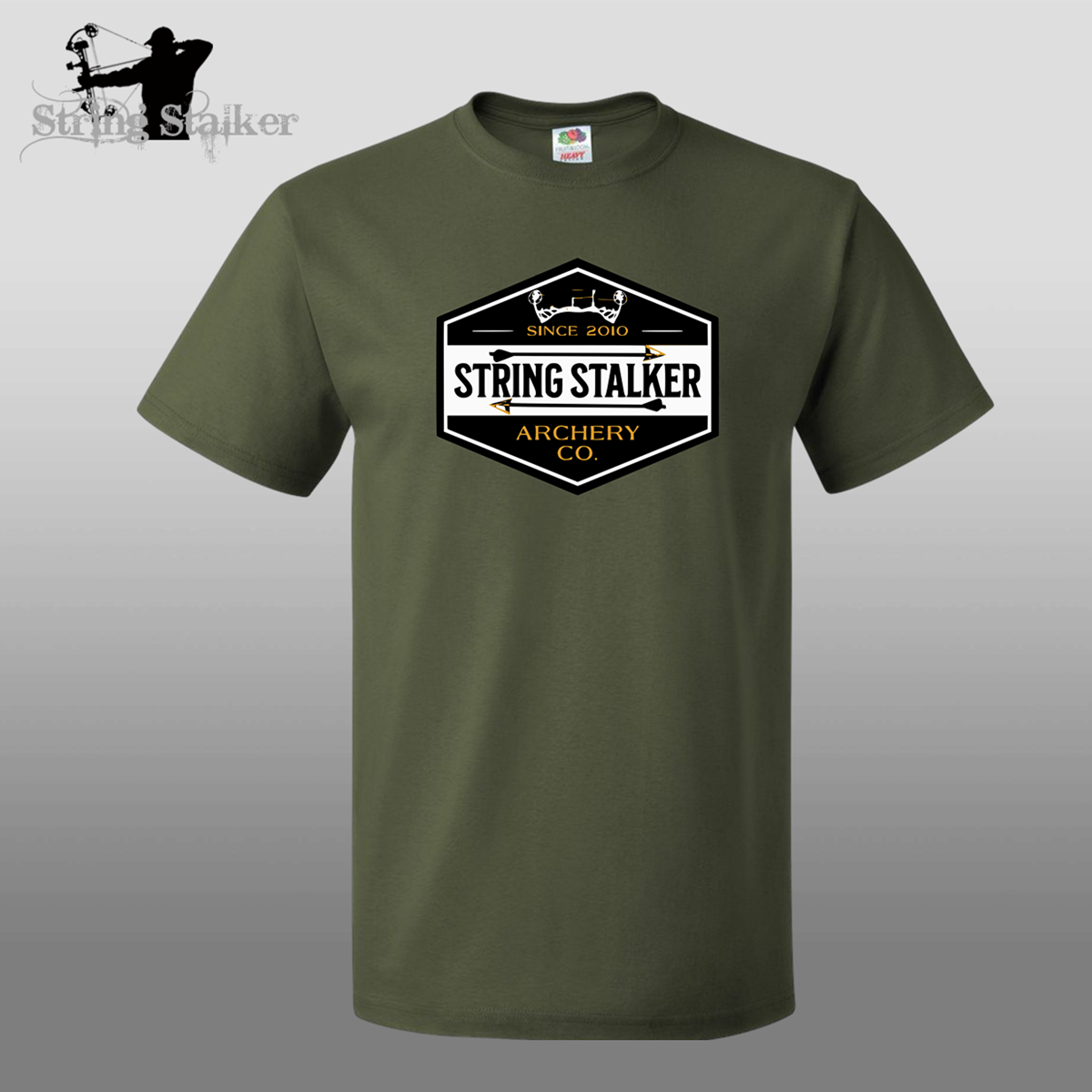 String Stalker Archery T-Shirt - Military Green
