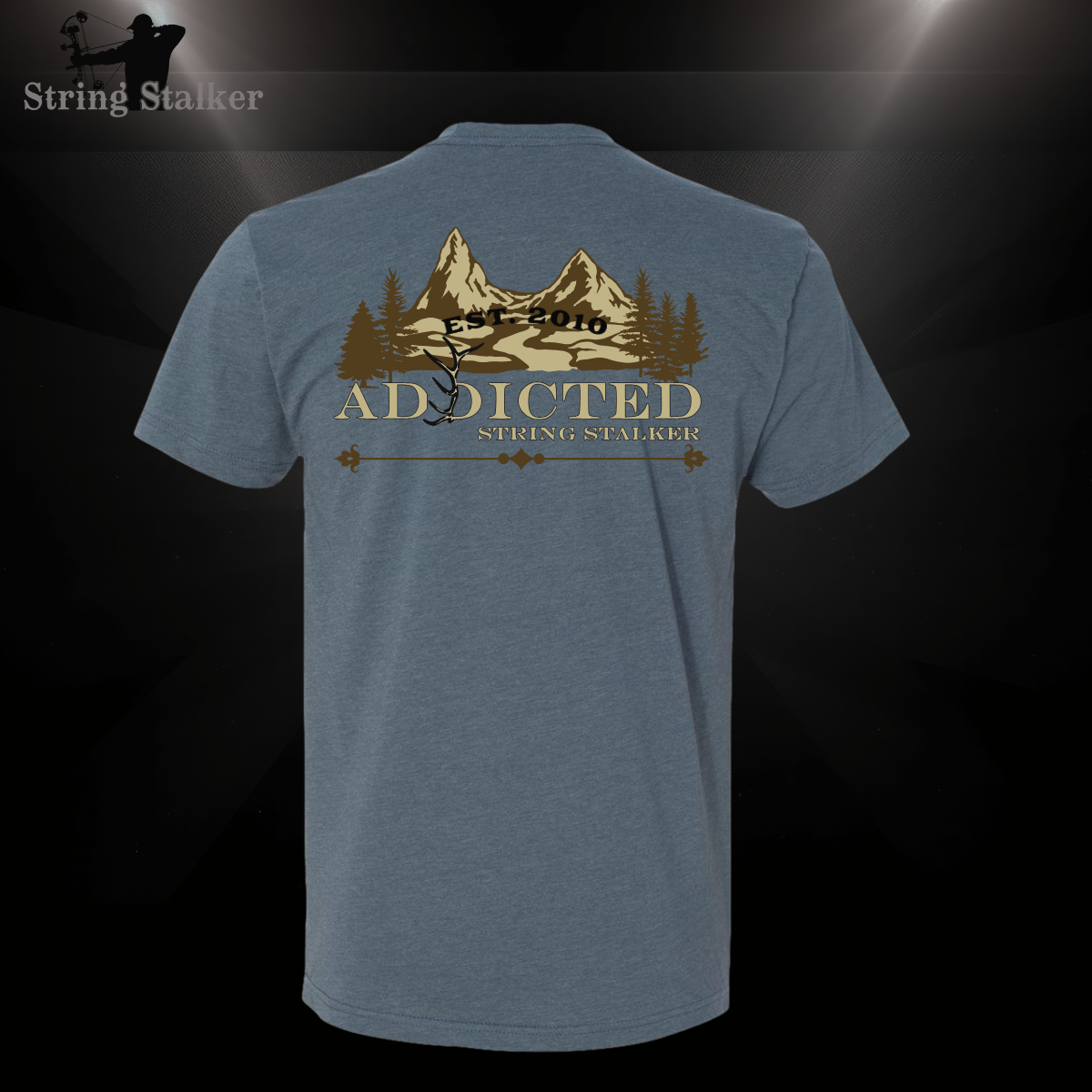 Addicted Hunter Tee - Indigo