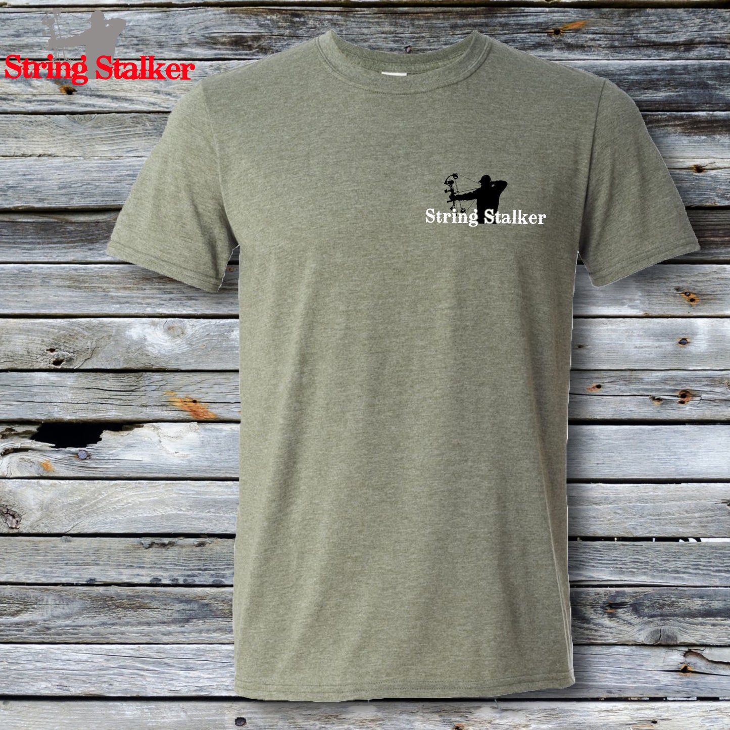 Obsessed Bow Hunter Tee - Heather Military Green