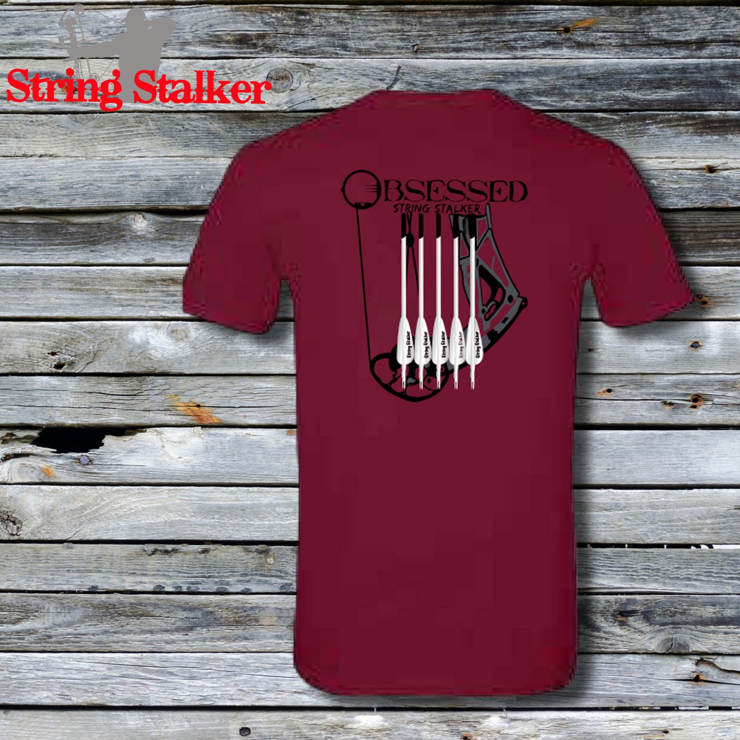 Obsessed Bow Hunter Tee - Maroon