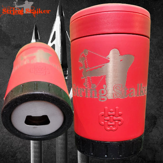 String Stalker Koozie -Red