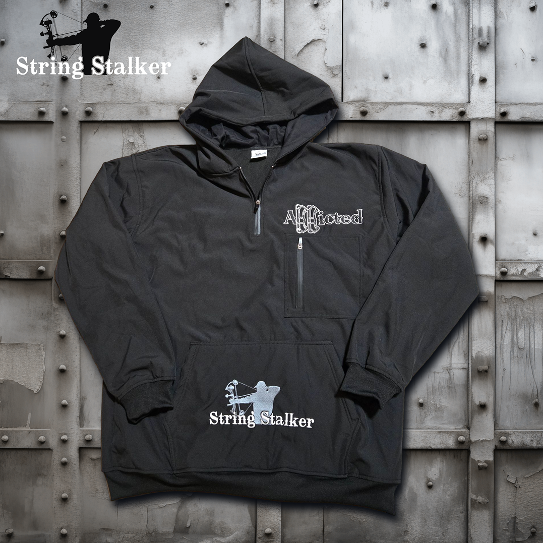 String Stalker Summit Hoodie - Black