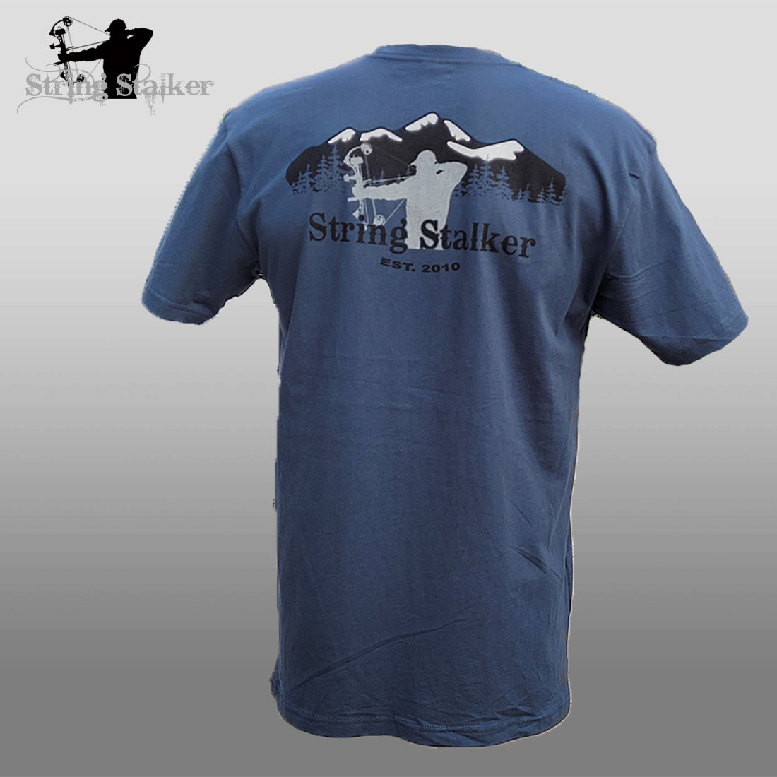 Bow Hunter Mountain Stalker Tee - Steel Blue