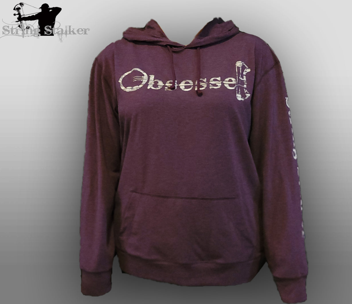 Ladies Bow Hunter Obsessed Light Hood - Purple