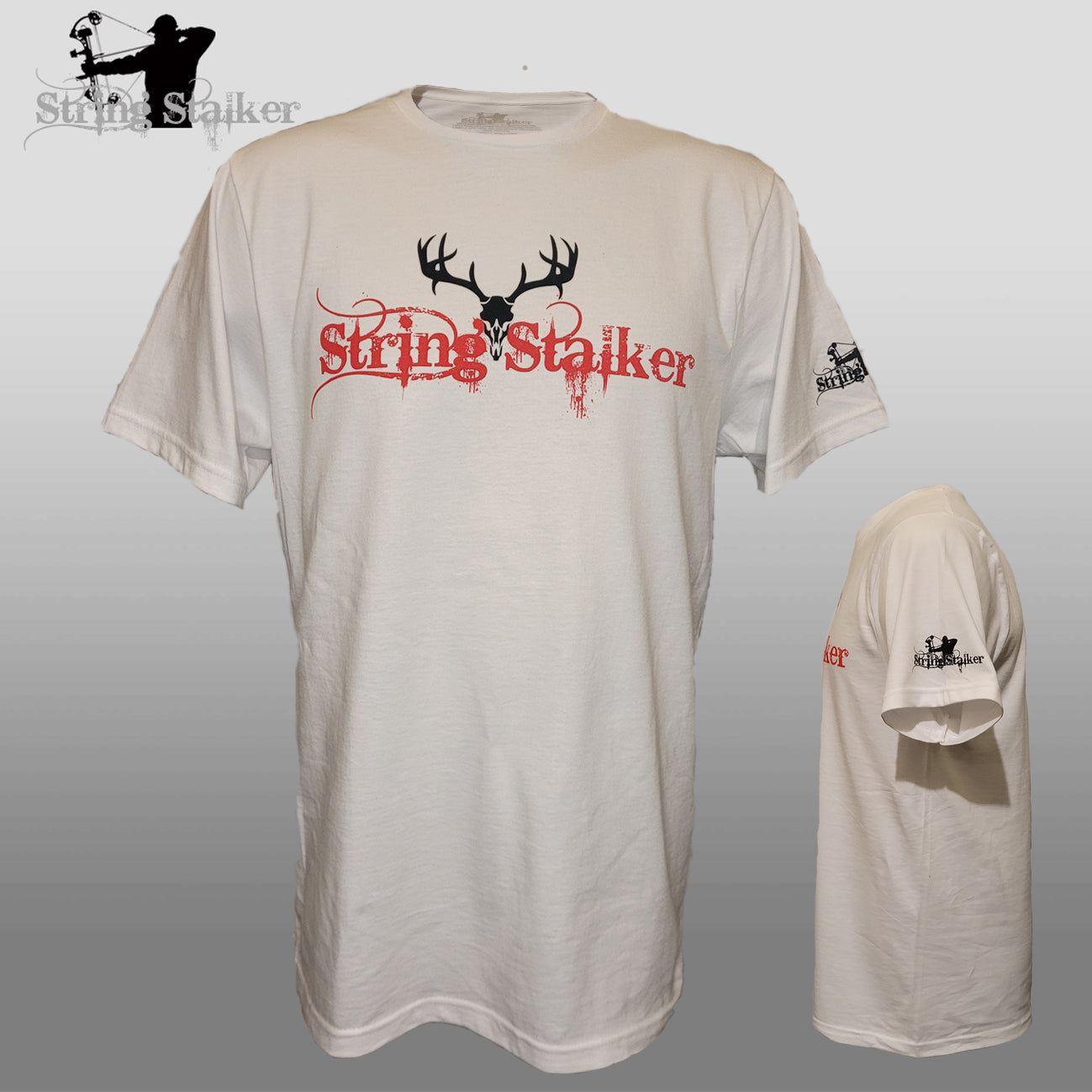 Bow Hunter Whitetail Tee - White