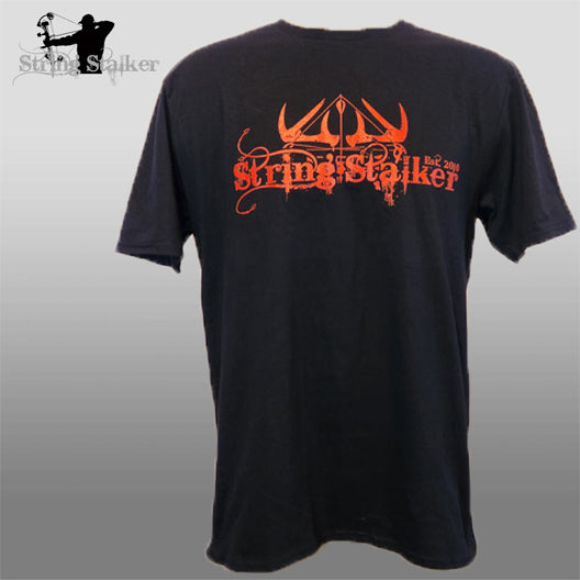 String Stalker Whitetail Tee - Black