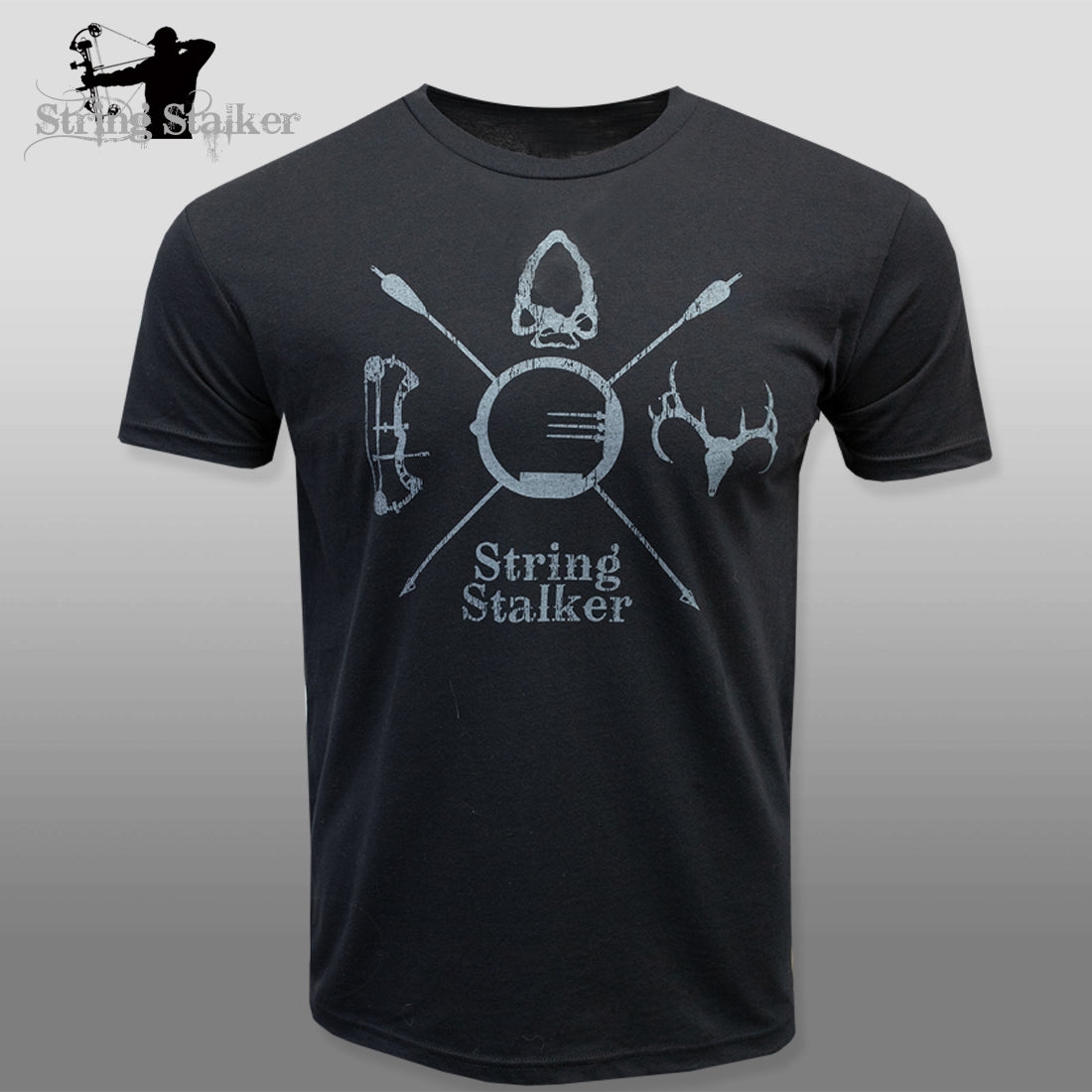 Bow Hunter Crest Tee - Black