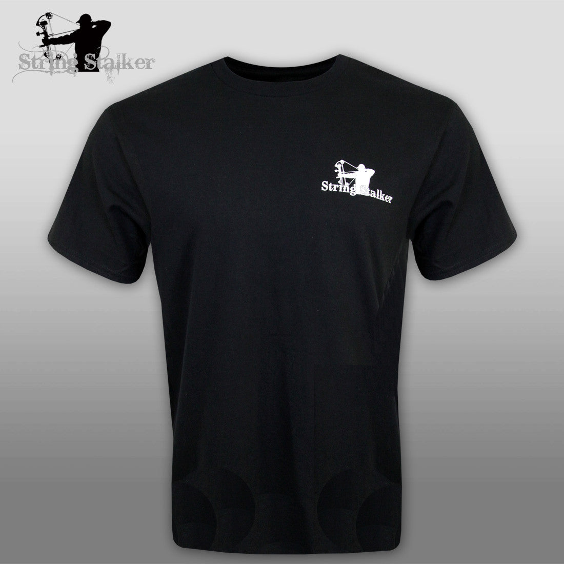 String Stalker I Love Bow Hunting TShirt - Black - String Stalker