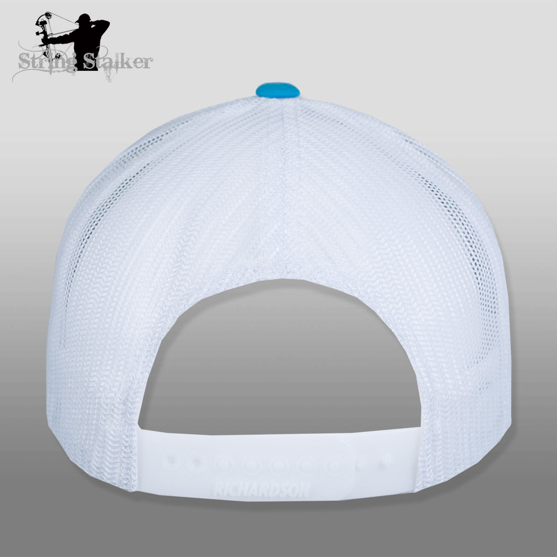 String Stalker Mesh Bowhunting Hat - Woven Patch Trucker - Royal Blue - String Stalker