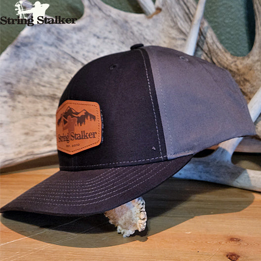 Bow Hunter Mountain Stalker Twill Back Trucker Hat  Black/Grey