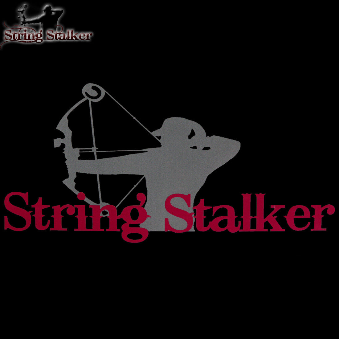 String Stalker Ladies Bow Hunting Lifestyle Decal1