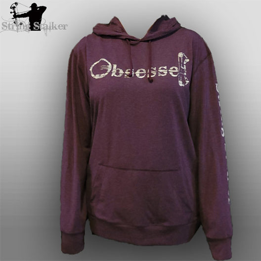 Ladies Bow Hunter Obsessed Light Hood - Purple