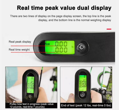 Archery Compound Recurve Bow Scale with  Peak Hold,