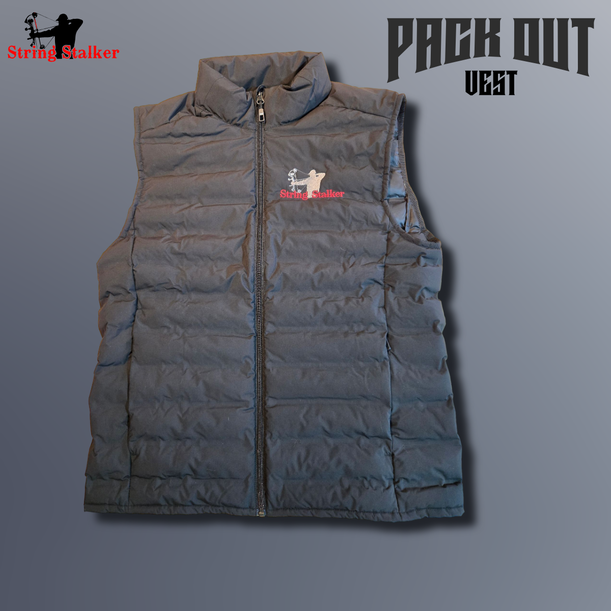 Men's Pack Vest - Black - String Stalker