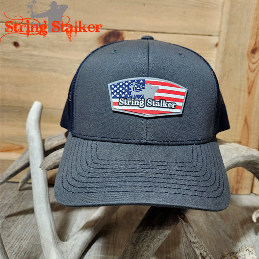 String Stalker Proud Snapback Hat - Charcoal/Navy