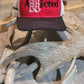Addicted Bow Hunter Mesh Trucker Hat - Tri-Color Red/Black/White