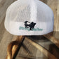 Bow Hunter Flex Fit Hat - Smoke Blue/White