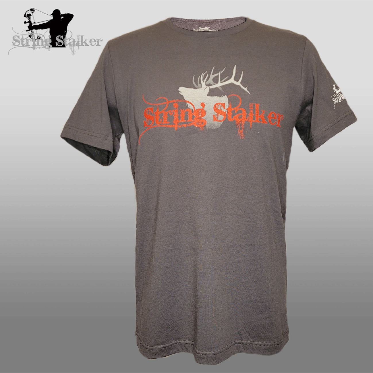 Elk Bow Hunter Tee - Asphalt