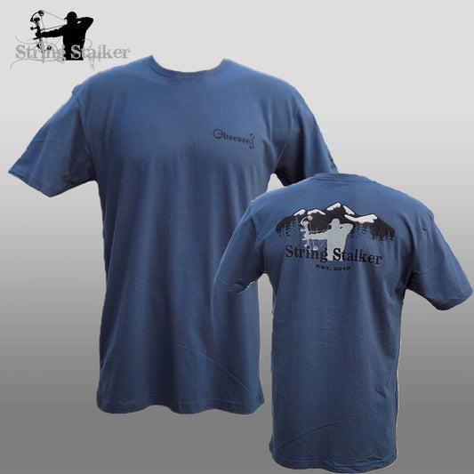 Bow Hunter Mountain Stalker Tee - Steel Blue