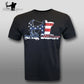 String Stalker Proud American Bow Hunter T Shirt - String Stalker