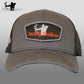 Bow Hunter Logo Patch Mesh Hat - Grey/Black