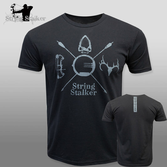Bow Hunter Crest Tee - Black