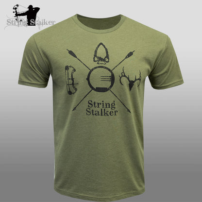 Bow Hunter Crest Tee - Green