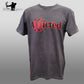 String Stalker Bow Hunter Black/Red Addicted Tee - Charcoal