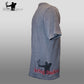String Stalker Bow Hunter Black/Red Addicted Tee - Charcoal
