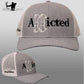 Addicted Bow Hunter Mesh Trucker Hat - Grey/White