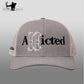 Addicted Bow Hunter Mesh Trucker Hat - Grey/White