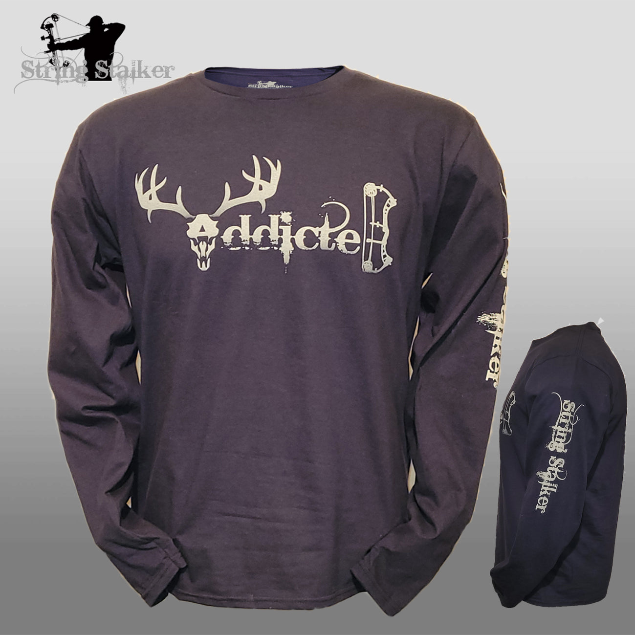 Bow Hunter Whitetail Addicted Long SLV - Deep Blue