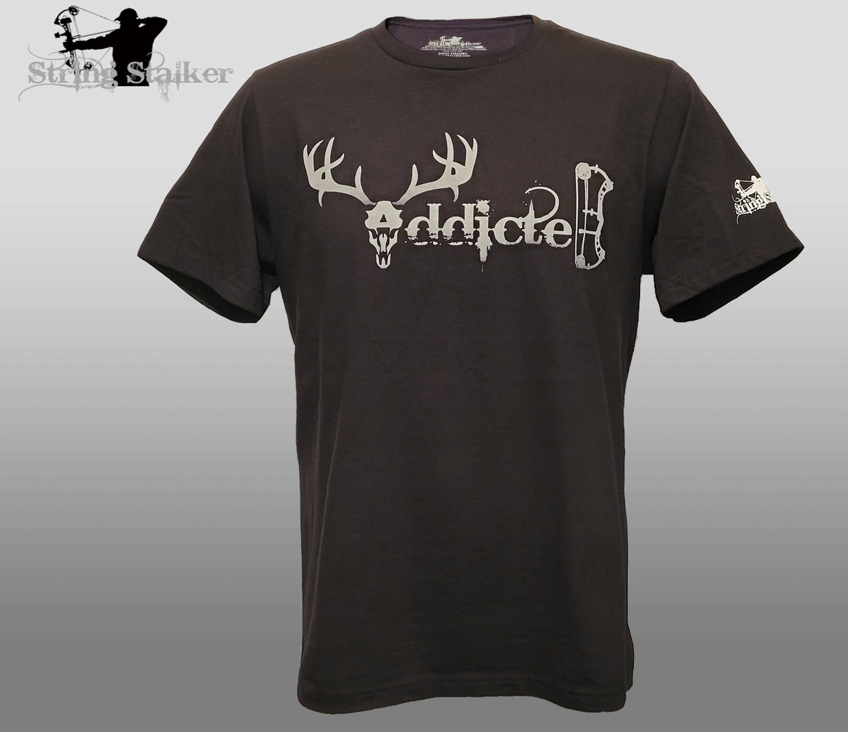 Bow Hunter Whitetail Addicted Tee - Black