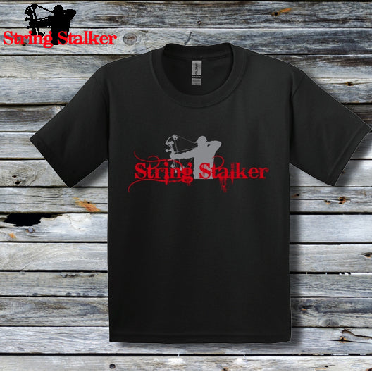 String Stalker Young Guns Boys Tee - Black