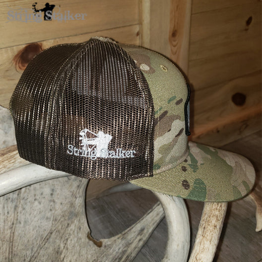 Bow Hunter Camo Trucker Hat - Multicam/Coyote Brown