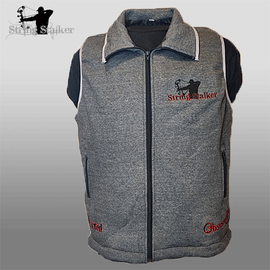 String Stalker Windproof Vest Grey/Red