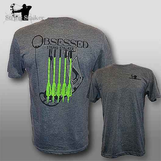 Obsessed Bow Hunter Tee - Heather Charcoal