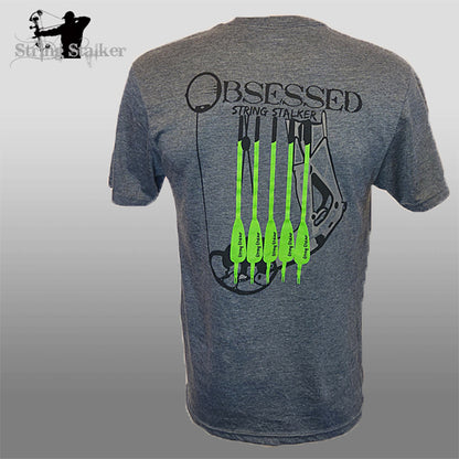 Obsessed Bow Hunter Tee - Heather Charcoal