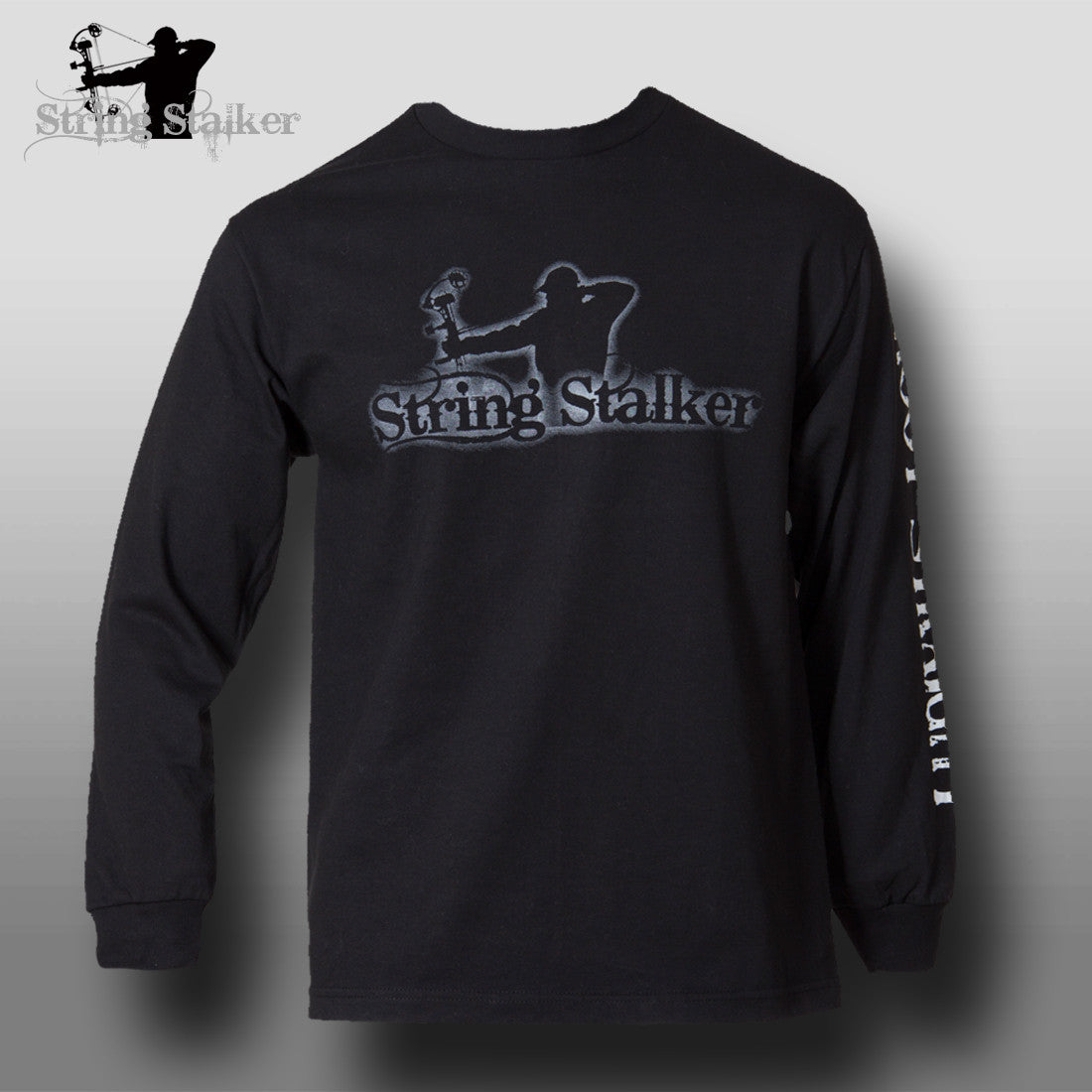 String Stalker Shoot Straight Bow Hunter Long Sleeve T Shirt - String Stalker