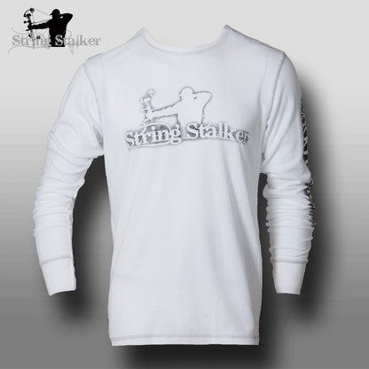 String Stalker Shoot Straight Bow Hunter Thermal Shirt - Gray Stitching - String Stalker