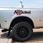 20" Wide Addicted Black/Red Bow Hunting Decal
